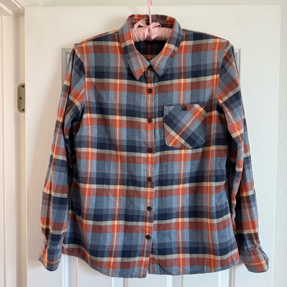 Patagonia Heywood Flannel Shirt Size 6 - Picture 4 of 11